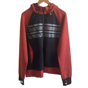 Harley-Davidson XL Burnt Orange & Black Hoodie